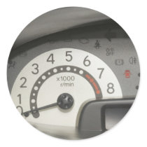 Car dashboard stickers