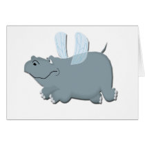Car/Invitation: Flying Hippo