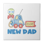 Car New Dad It's a Boy Gifts Ceramic Tile