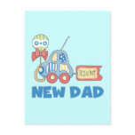 Car New Dad It's a Boy T-shirts and Gifts Post Cards
