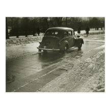 Car on the Road Postcards