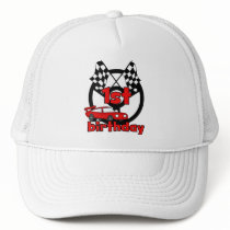 Car Racing 1st Birthday Tshirts and gifts Mesh Hat