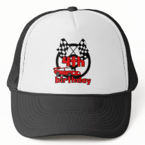 Car Racing 4th Birthday Tshirts and Gifts Mesh Hat