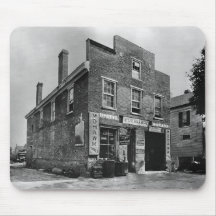 Car Repair & Tire Shop: 1940s Mousepad
