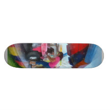 Car Ride at the Fair Custom Skate Board