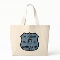 Car Salesman Obama Nation Canvas Bags