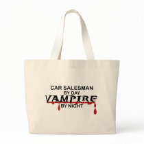 Car Salesman Vampire by Night Canvas Bag