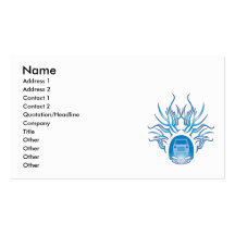 Car Skull Business Cards