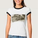 Car Wreck Marine City MI July 1930s - Vintage t-shirts