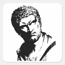 Caracalla Autocollant Carré