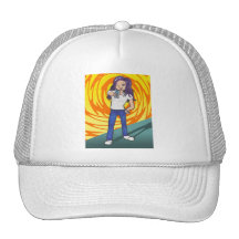 Caractère de galerie d'art d'anime de Harriet Casquettes
