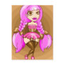 Caramel Candyfloss Post Card