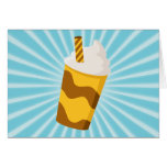 Caramel Milkshake Greeting Card
