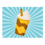 Caramel Milkshake Postcard