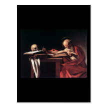 Caravaggio St Jerome Cartes Postales