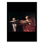 Caravaggio St Jerome Postcard