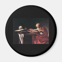 Caravaggio St Jerome Refrigerator Magnet