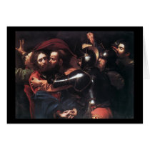 Caravaggio Taking Of Christ Card