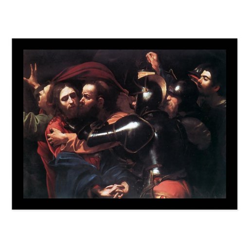 Caravaggio Taking Of Christ Post Cards