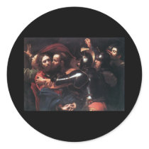 Caravaggio Taking Of Christ Sticker