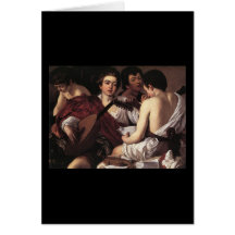 Caravaggio The Musicians Greeting Card