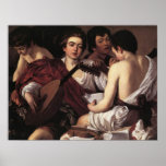Caravaggio The Musicians Print
