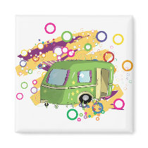 caravan park refrigerator magnet