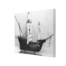 Caravel of Christopher Columbus canvas prints