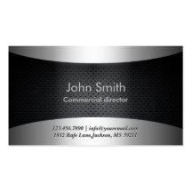 Carbon Black Commercial Director Business Card