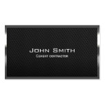 Carbon Fiber Cement Contractor Business Card