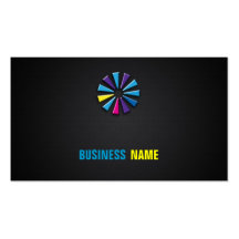Carbon Fibre Effect Logo Business Card