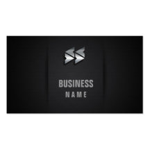Carbon Fibre Effect Logo Business Card