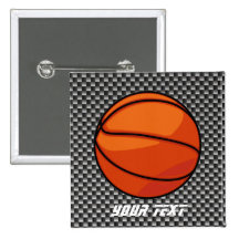 Carbon Fibre look Basketball Pin