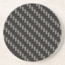 Carbon Fibre Material Drink Coaster