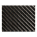 Carbon Fibre Material (faux) Custom Invites