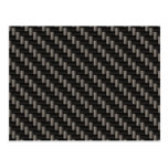 Carbon Fibre Material Post Card