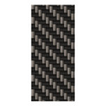 Carbon Fibre Material Rack Card Design