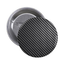 Carbon Fibre Pattern Pinback Buttons