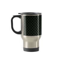 Carbon Fibre Patterned Coffee Mugs