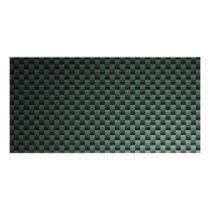 Carbon Fibre Patterned Photo Greeting Card