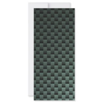 Carbon Fibre Patterned Customized Rack Card