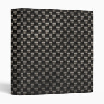 Carbon Fibre Texture 3 Ring Binders