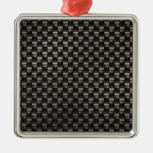 Carbon Fibre Texture Ornament