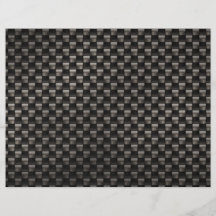 Carbon Fibre Texture Personalized Flyer