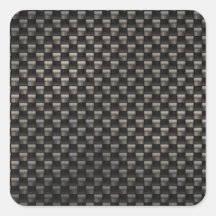 Carbon Fibre Texture Square Sticker