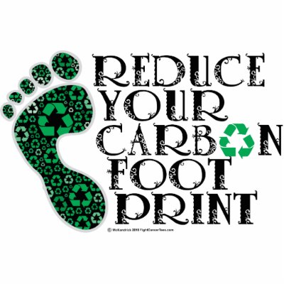 Carbon Footprint Cut Outs by fightcancertees