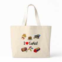 carbs tote bag