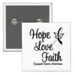Carcinoid Cancer HOPE LOVE FAITH Pins