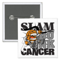 Carcinoid Cancer - Slam Dunk Cancer Buttons