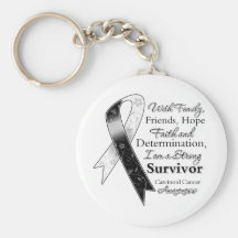 Carcinoid Cancer Support Strong Survivor Key Chains